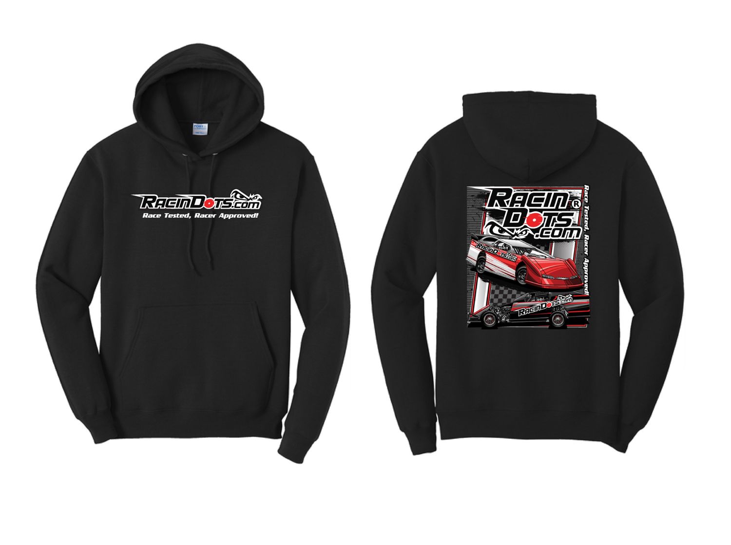 RacinDots Hoodie | PC78H Black