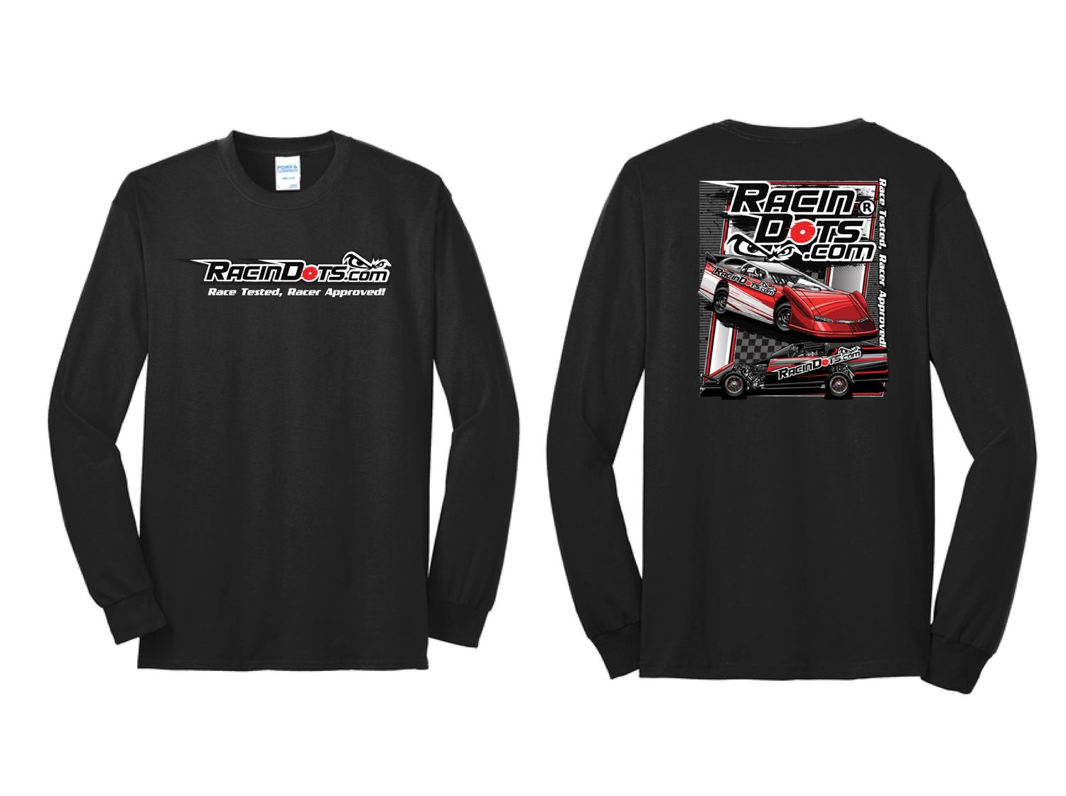 RacinDots Long Sleeve | PC55LS Black