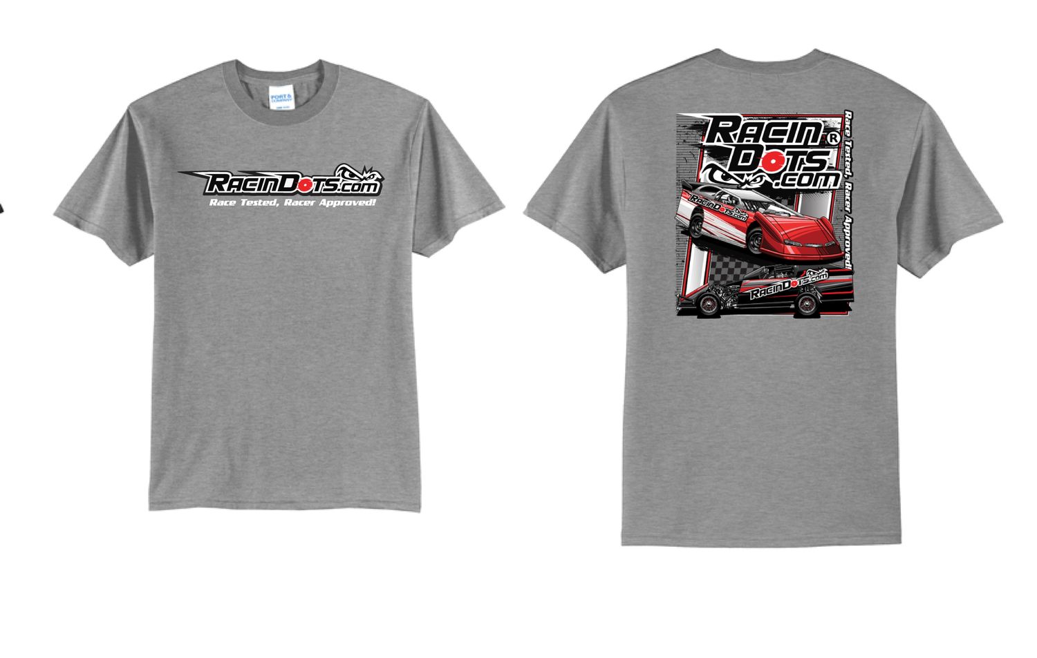 RacinDots TShirt | PC55 Athletic Heather