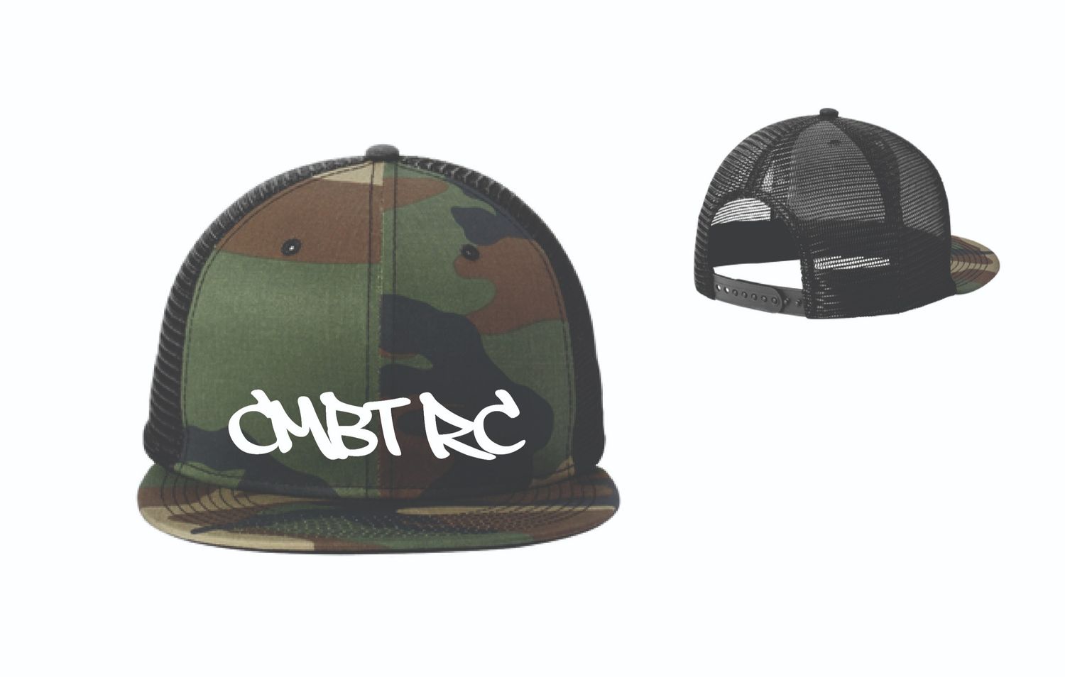 CMBT.RC GRAFFITI Flat Bill Hat New Era | NE4030 Camo