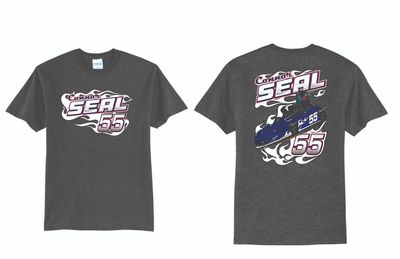 2025 Connor Seal TShirt | PC55 Dark Heather Grey