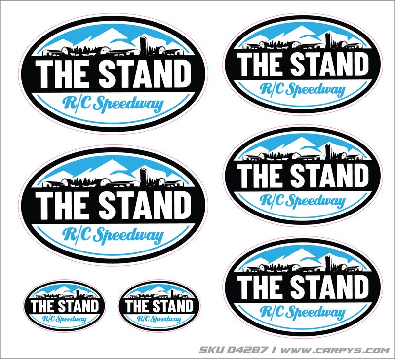 The Stand RC Speedway Sticker Pack