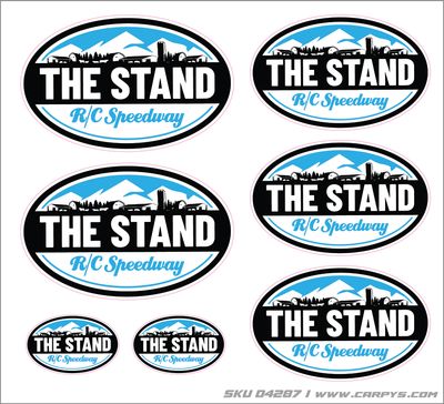 The Stand RC Speedway Sticker Pack