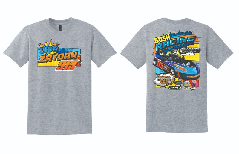 2025 Zaydan Bush TShirt | 8000 Sport Grey