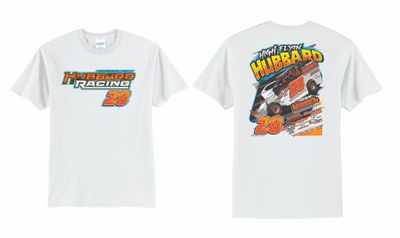 2025 Hubbard Racing TShirt | PC55 White