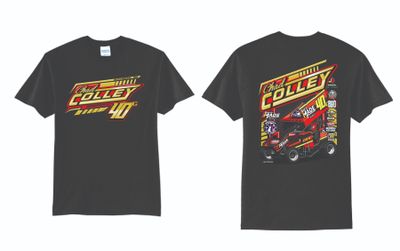 2025 Colley Racing TShirt | PC55 Black