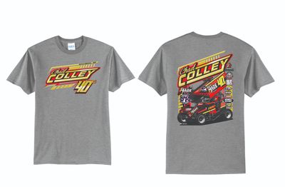 2025 Colley Racing TShirt | PC55 Athletic Heather