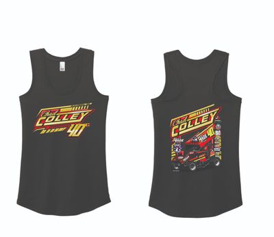 2025 Colley Racing Ladies Tank | DM138L Black