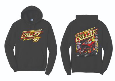 2025 Colley Racing Hoodie | PC78H Black