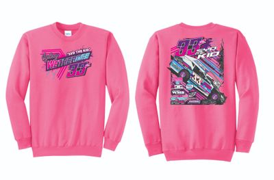 2025 Sydney Wetherbee Crewneck | PC78 Neon Pink