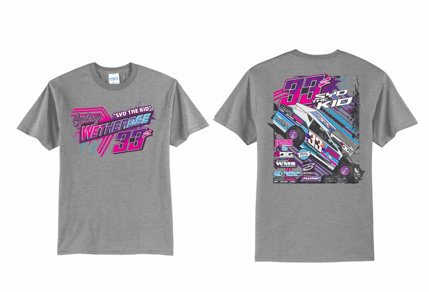 2025 Sydney Wetherbee TShirt | PC55 Athletic Heather