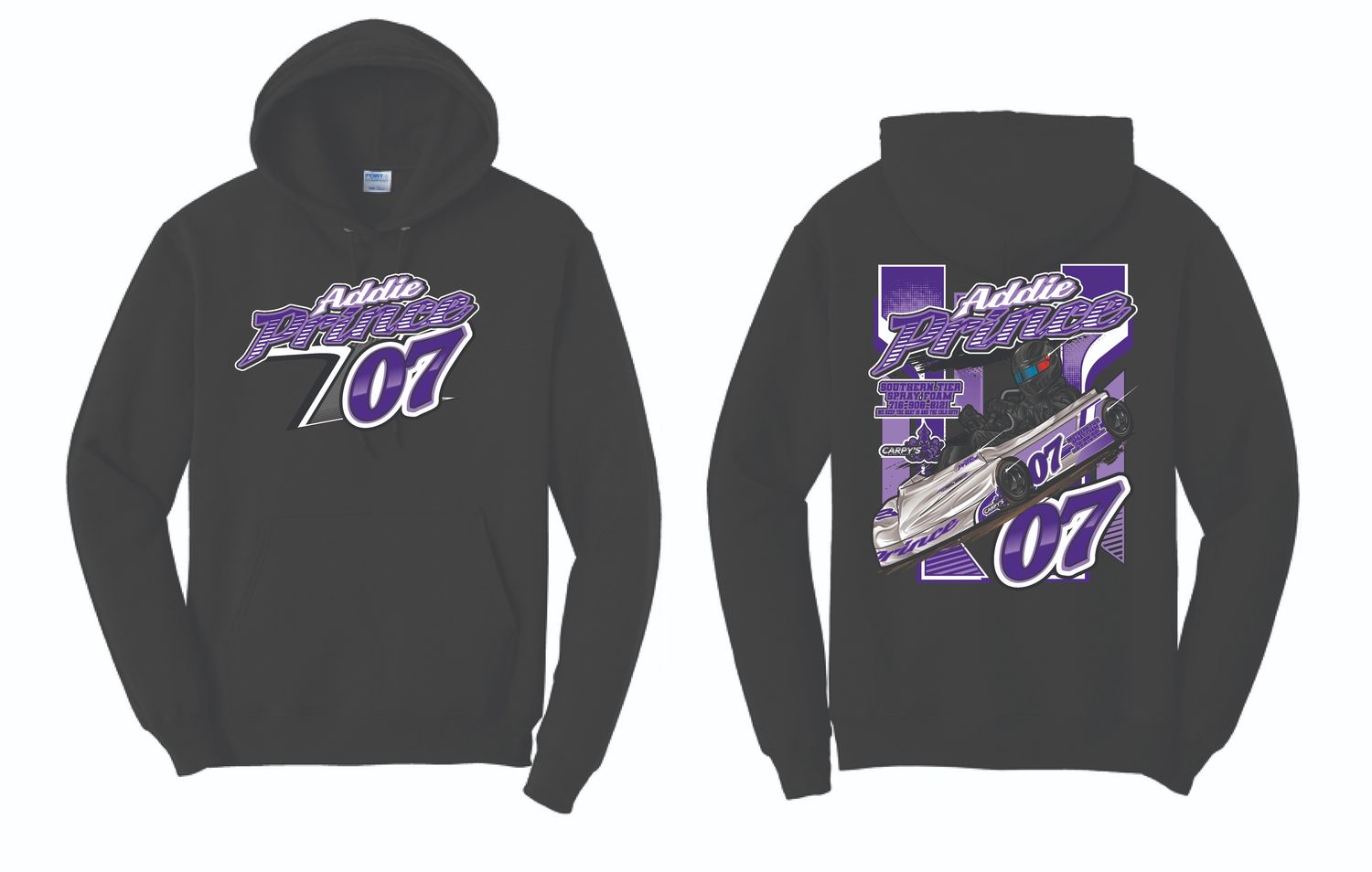 2025 Addie Prince Hoodie | 18500 Black