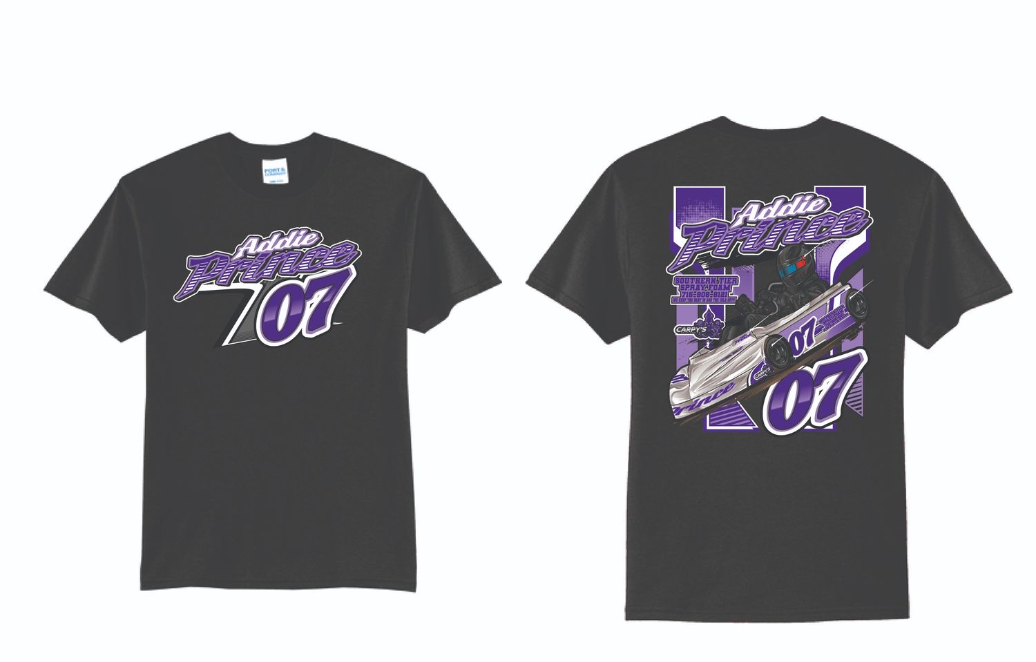 2025 Addie Prince TShirt | PC55 Black