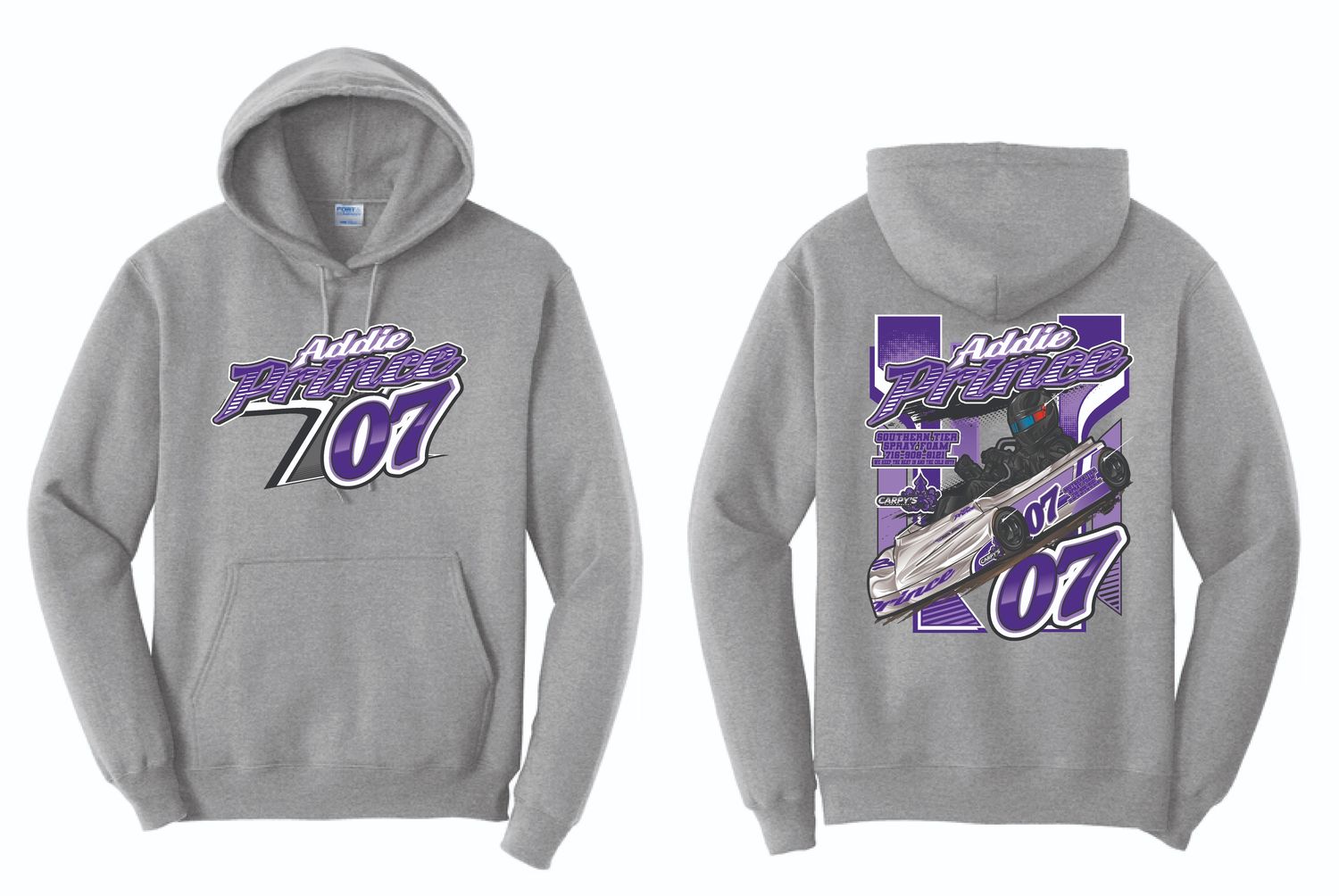 2025 Addie Prince Hoodie | 18500 Athletic Heather