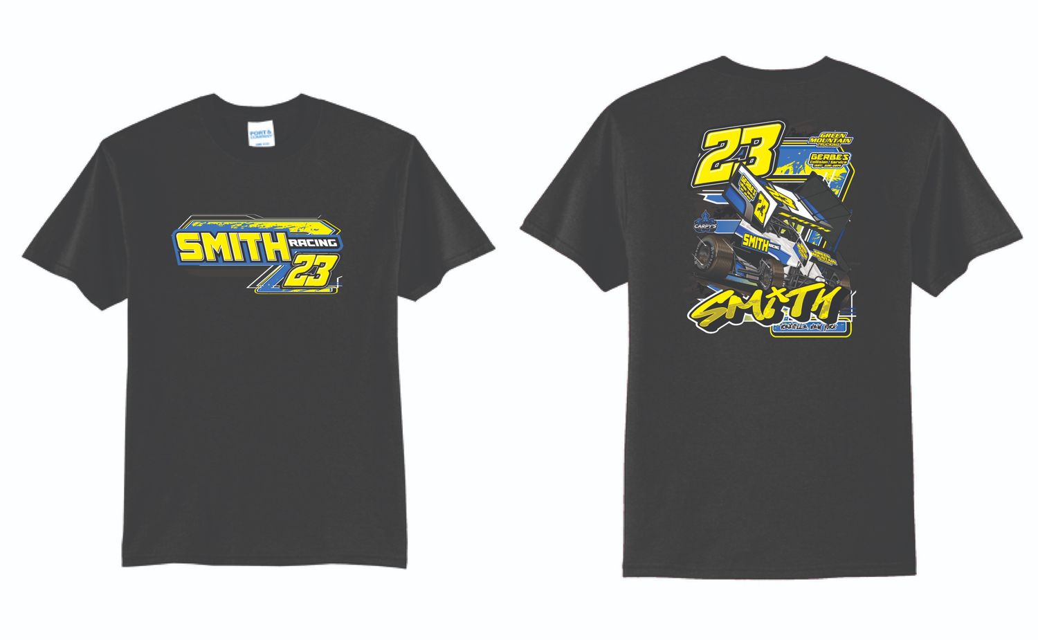 2025 Smith Racing TShirt | PC55 Black