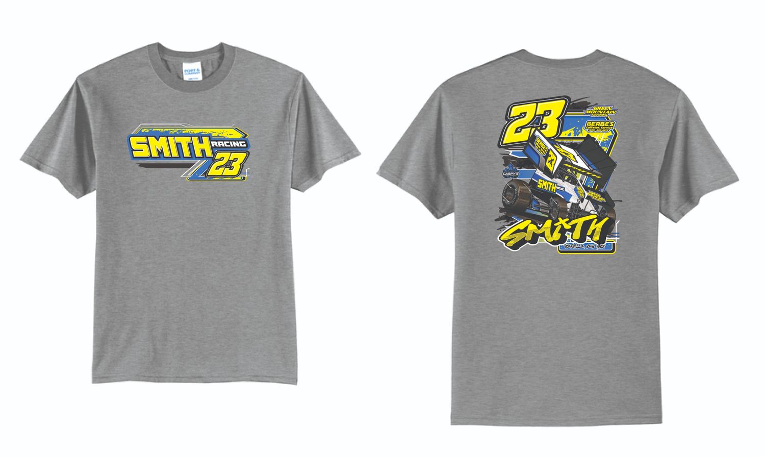 2025 Smith Racing TShirt | PC55 Athletic Heather
