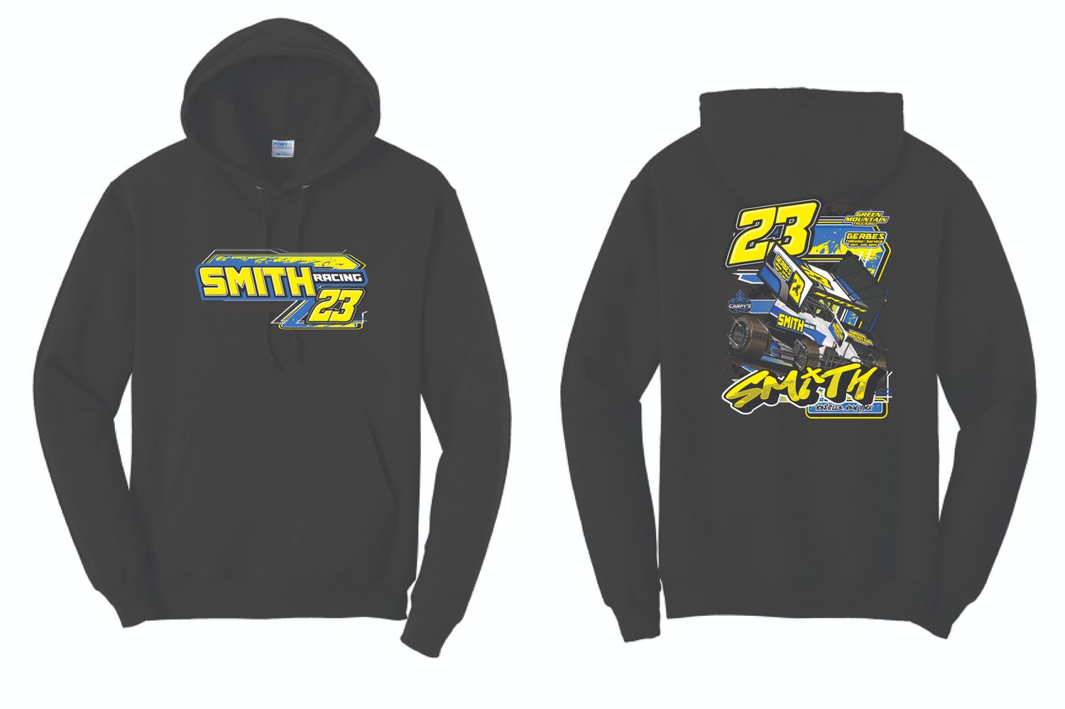 2025 Smith Racing Hoodie | PC78H Black