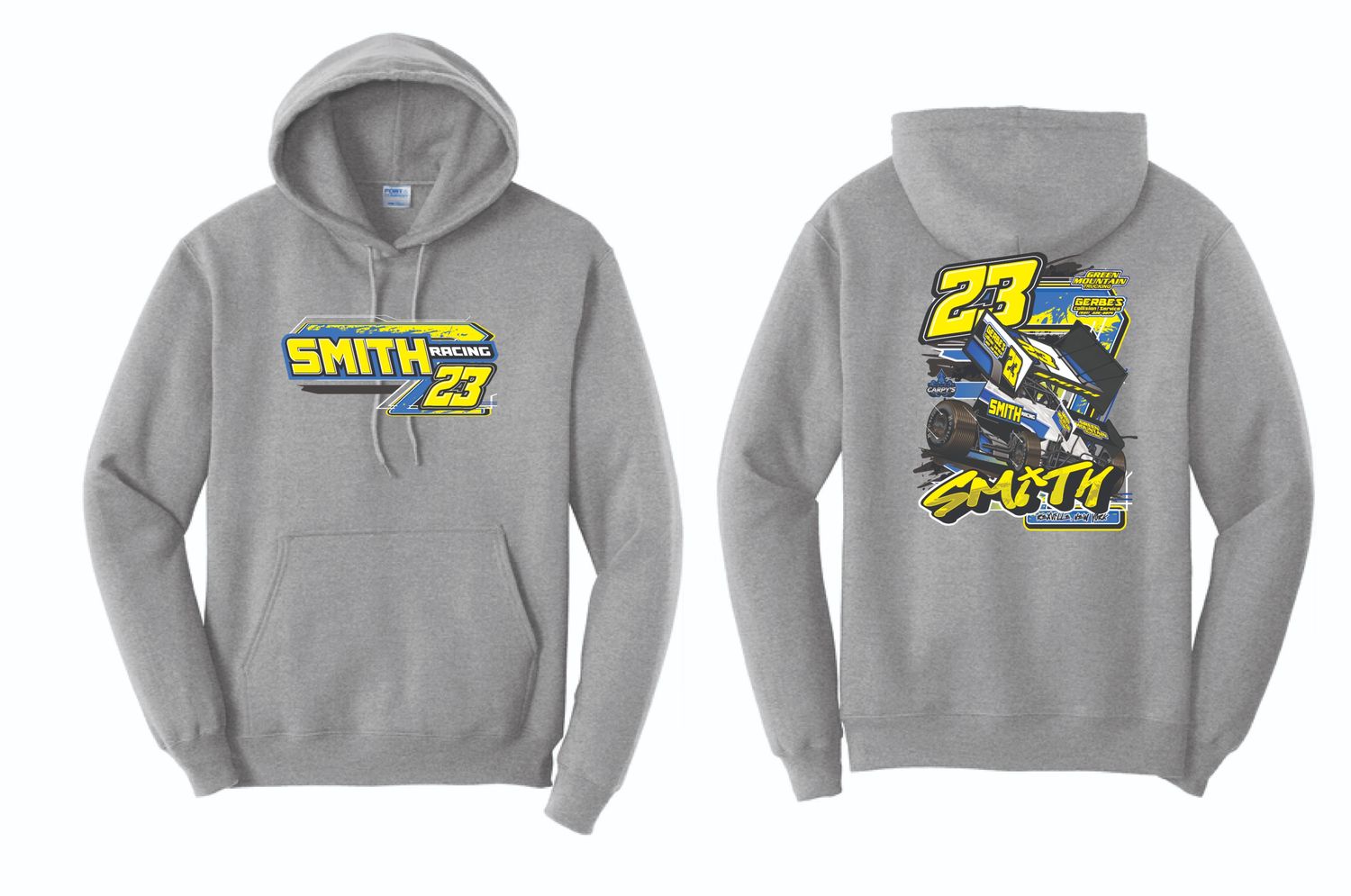 2025 Smith Racing Hoodie | PC78H Athletic Heather