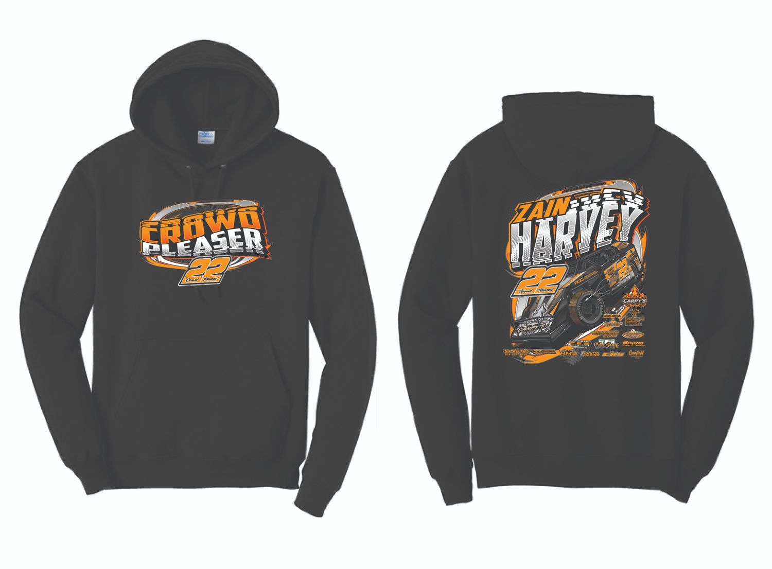2025 Zain Harvey Hoodie | PC78H Black