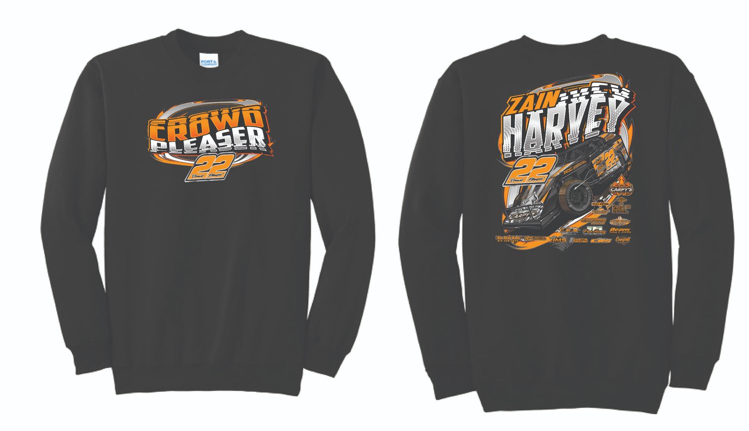 2025 Zain Harvey Crewneck | PC78 Black