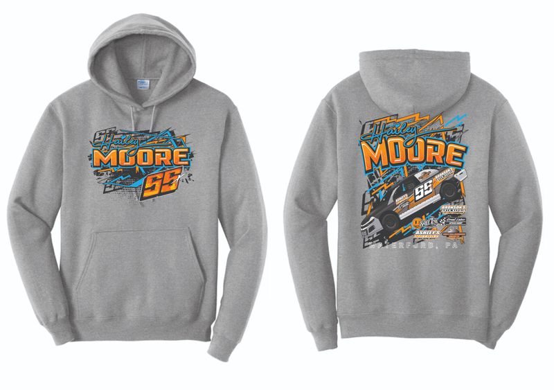 2025 Hailey Moore Hoodie | PC78H Athletic Heather