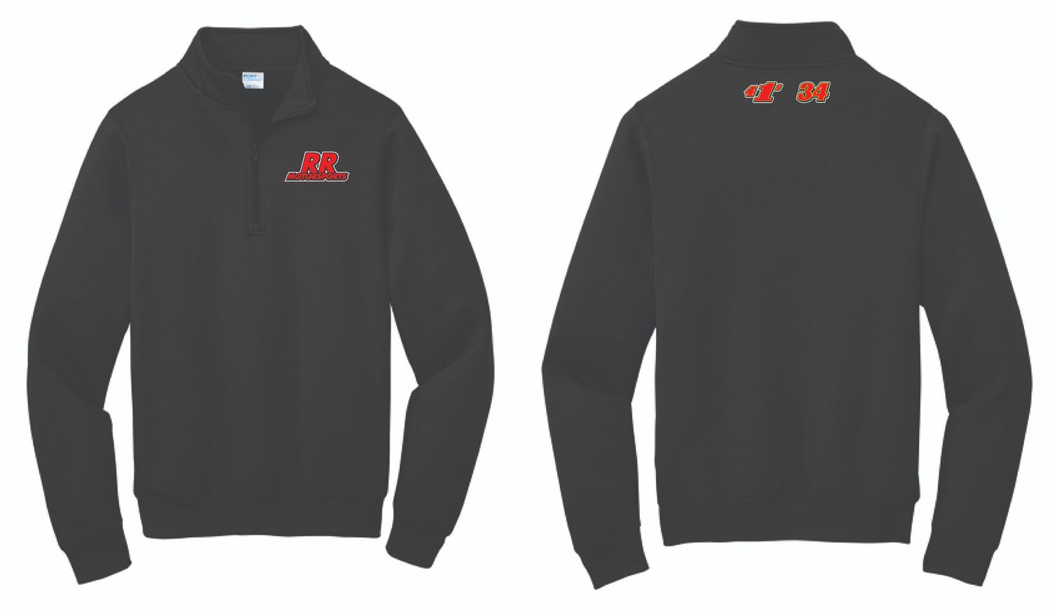 2025 RR Motorsports 1/4 Zip | PC78Q Black