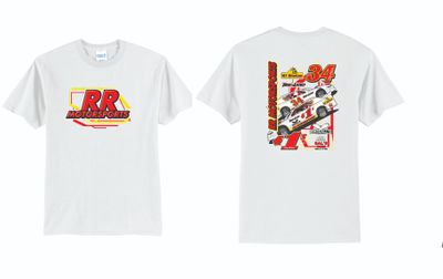 2025 RR Motorsports TShirt | PC55 White