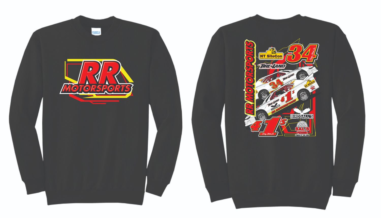 2025 RR Motorsports Crewneck | PC78 Black