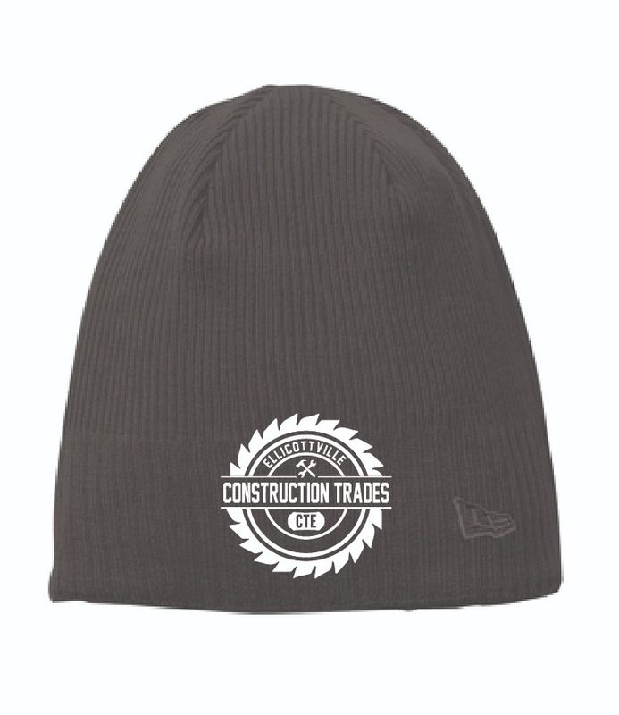Ellicottville Construction Trades CTE New Era Beanie | NE900 Slate Grey