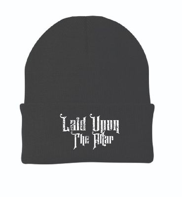 Laid Upon the Altar Band Name Beanie | CP90 Black