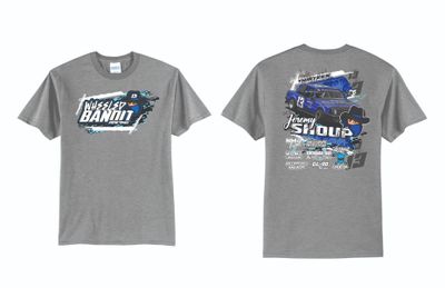 2025 Wheeled Bandit Racing TShirt | PC55 Athletic Heather