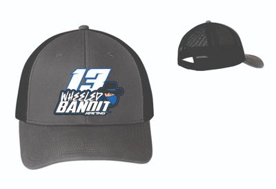2025 Wheeled Bandit Racing Trucker Hat | C112 Grey Steel/Black