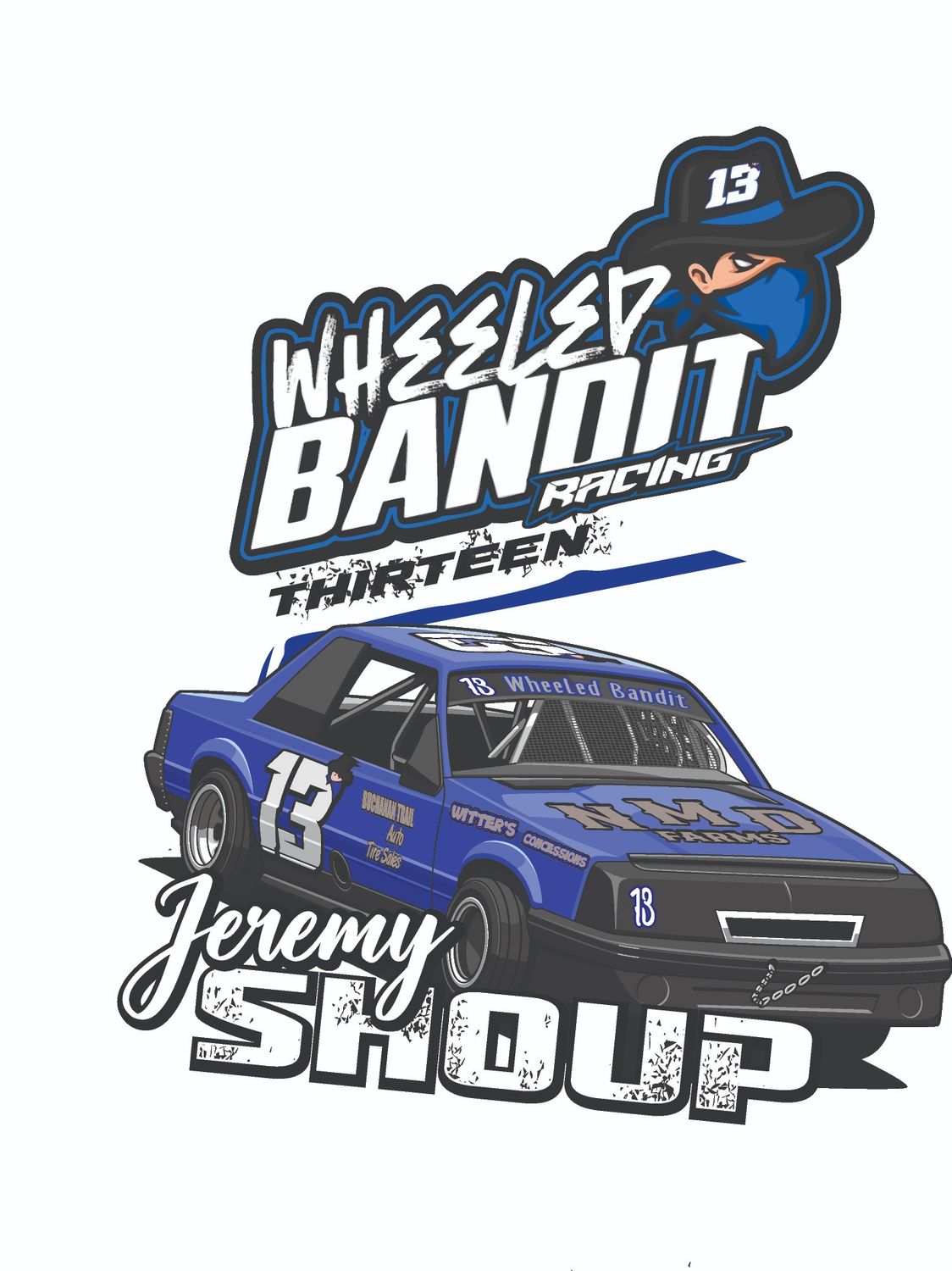 2025 Wheeled Bandit Racing Sticker