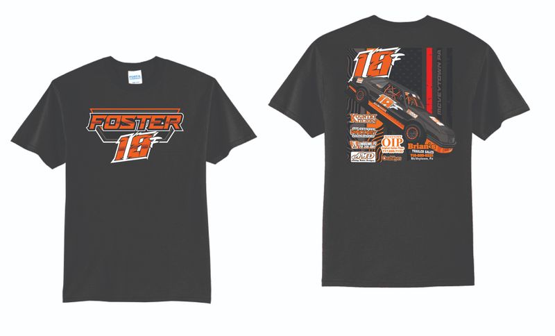 2025 Brock Foster TShirt | PC55 Black