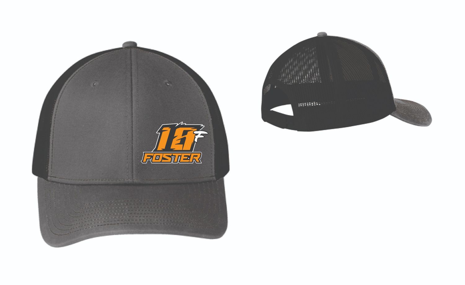 2025 Brock Foster Trucker Hat | C112 Grey Steel/Black