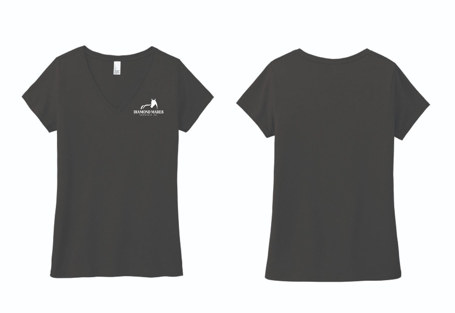 Diamond Mares Cocktail Co Ladies Vneck | DM1350L Black