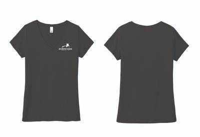 Diamond Mares Cocktail Co Ladies Vneck | DM1350L Black