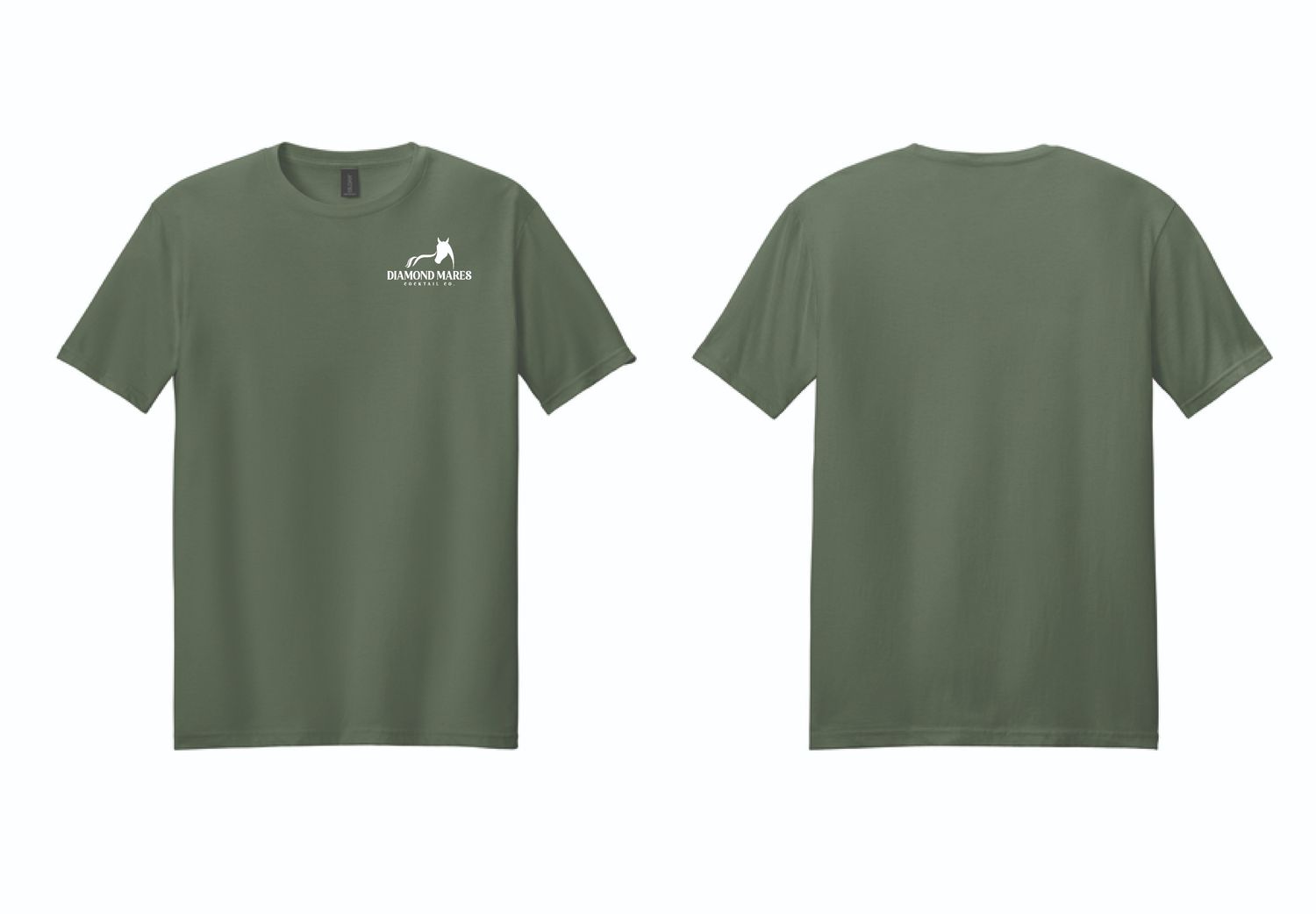 Diamond Mares Cocktail Co Tshirt | 64000 Military Green