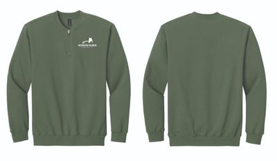 Diamond Mares Cocktail Co 1/4 Zip | SF008 Military Green