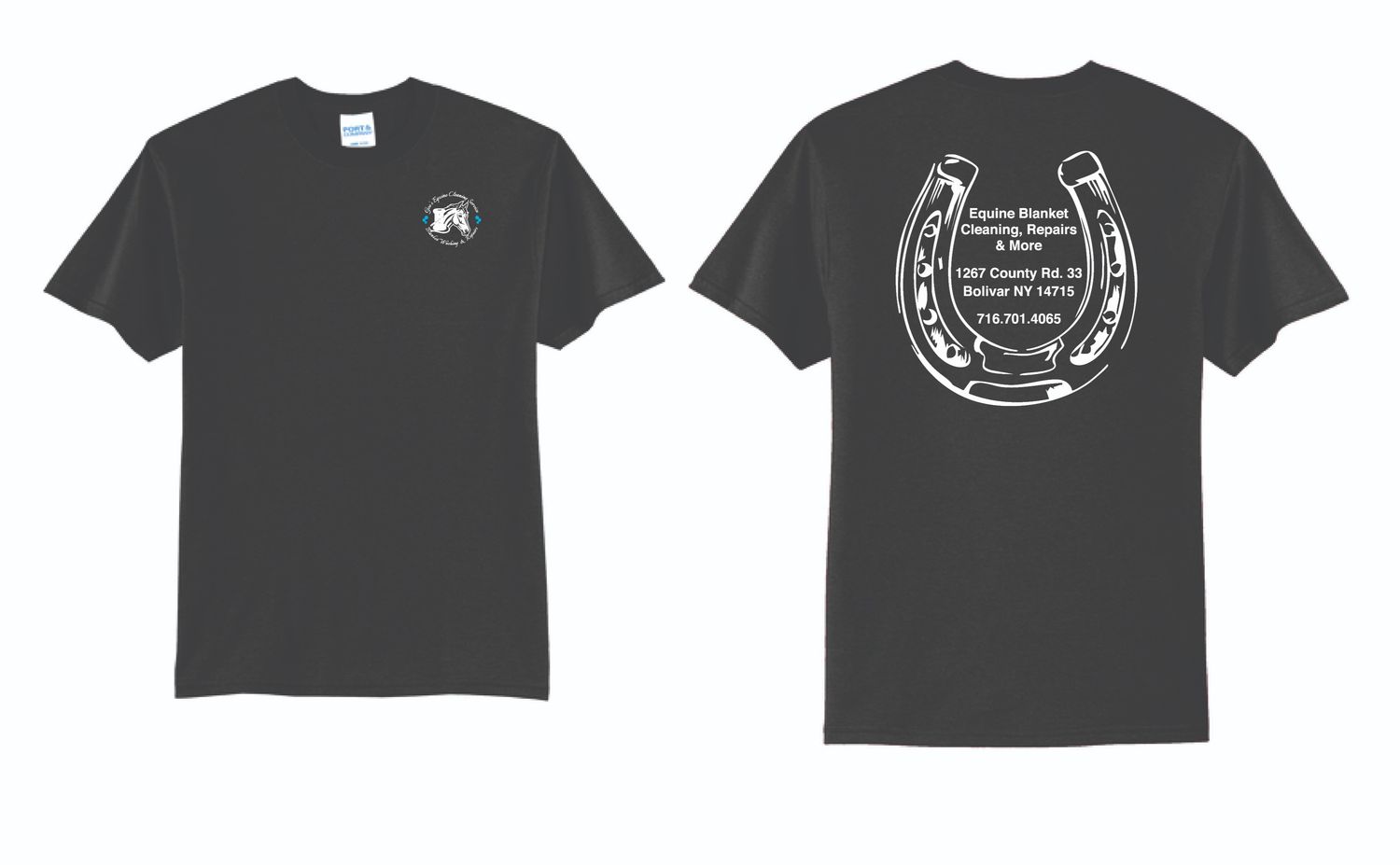 Gee&#39;s Equine Cleaning TShirt | PC55 Black