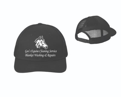 Gee&#39;s Equine Cleaning Trucker Hat | C112 Black