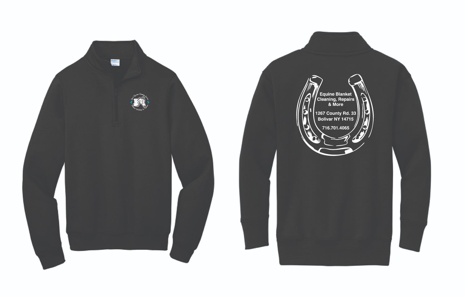 Gee&#39;s Equine Cleaning 1/4 Zip | PC78Q Black