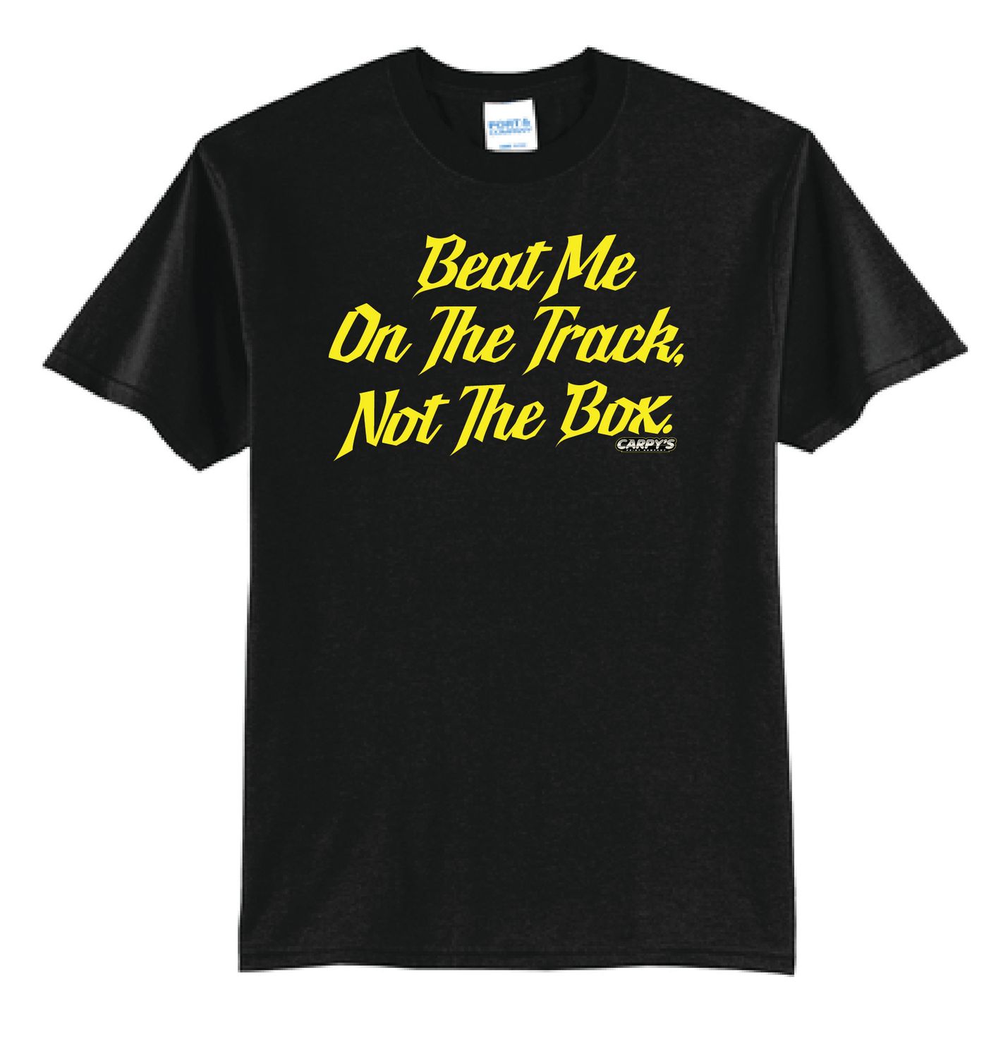 Beat Me On The Track |  TShirt | PC55 Black