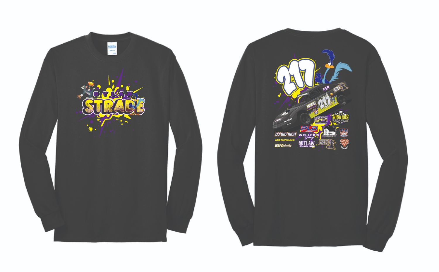 2025 Dylan Strade Long Sleeve Shirt | PC55LS Black