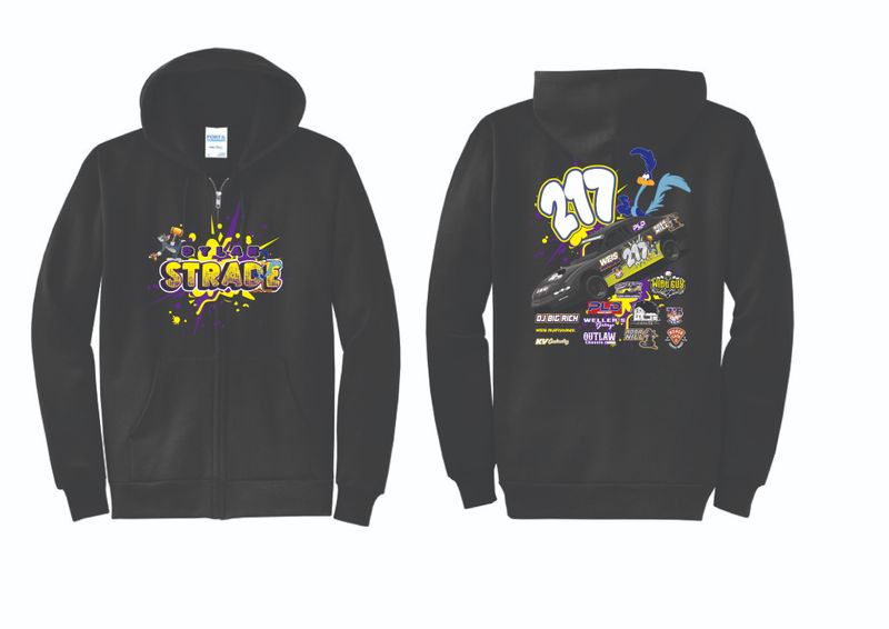 2025 Dylan Strade Zip Up Hoodie | PC78ZH Black