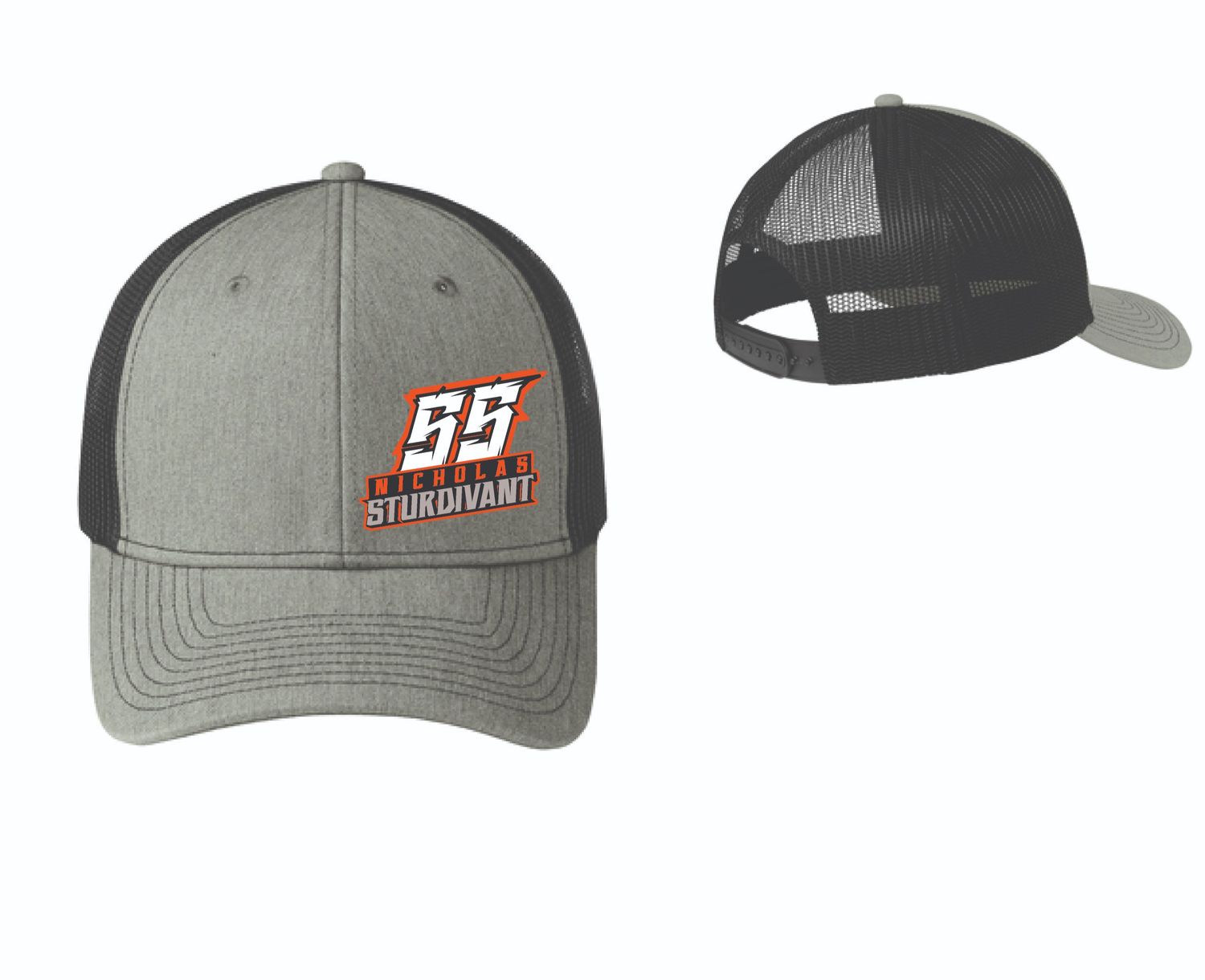 2025 Nicholas Sturdivant Trucker Hat | C112 Heather Grey/Black