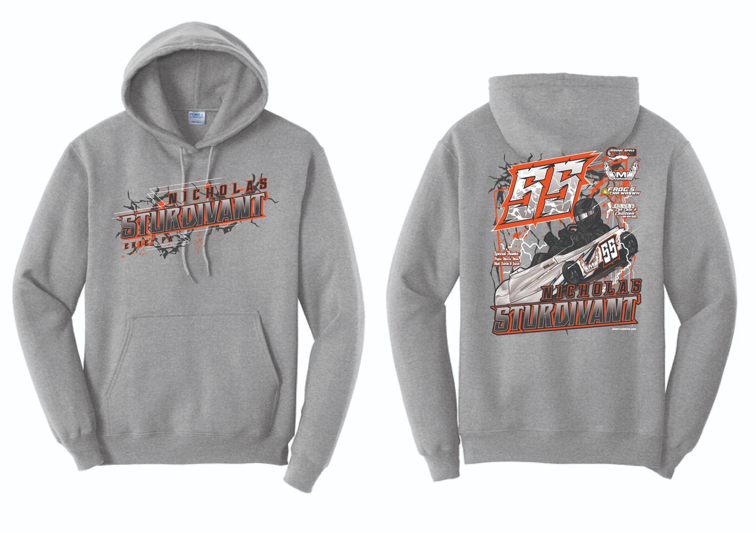 2025 Nicholas Sturdivant Hoodie | PC78H Athletic Heather