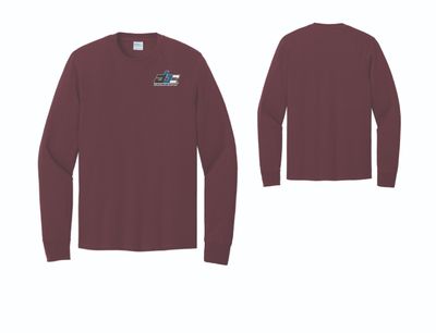 ABCM Ladies Long Sleeve | LPC54LS Athletic Maroon