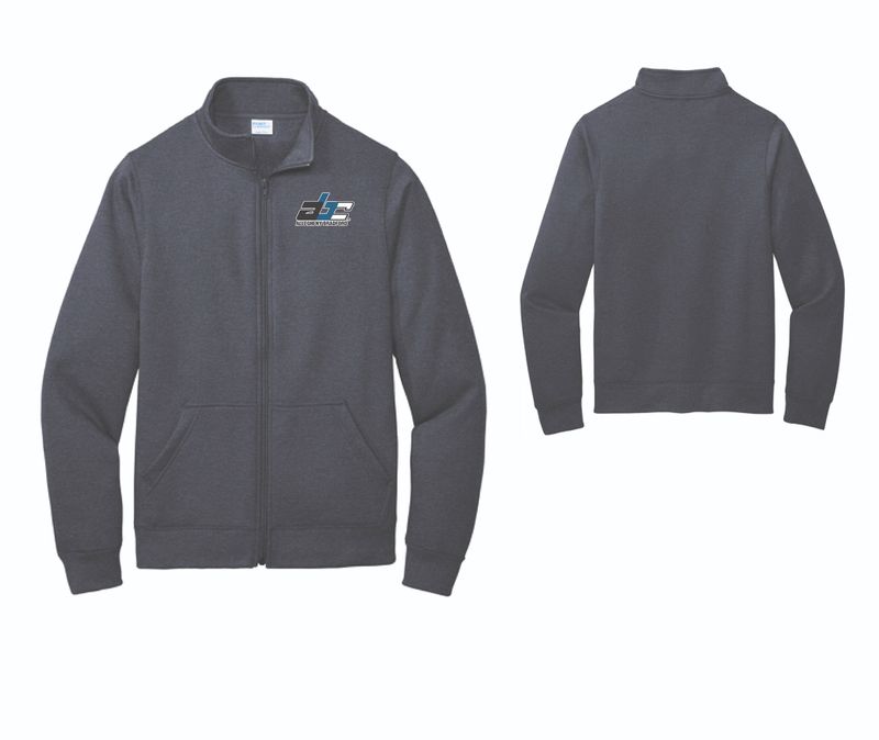 ABCM Full Zip Fleece | PC78FZ Heather Navy