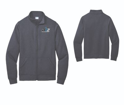 ABCM Full Zip Fleece | PC78FZ Heather Navy